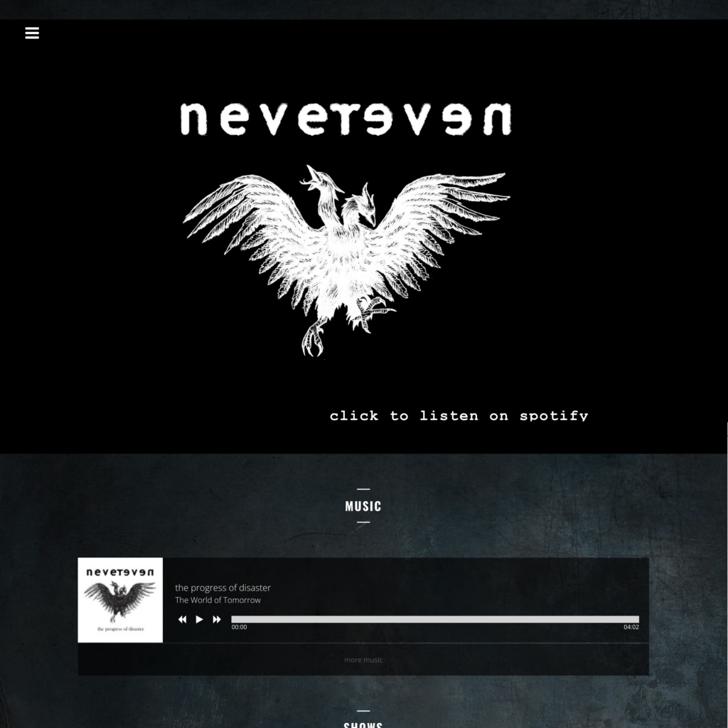 nevereven Homepage